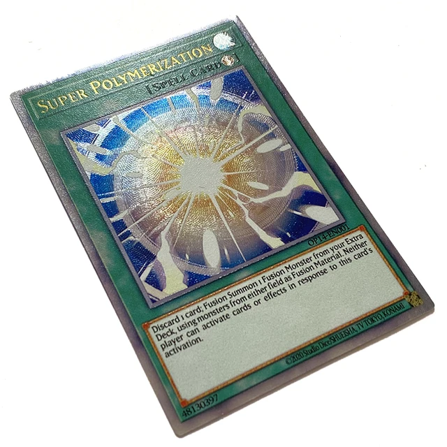 ORICA YUGIOH DIY Proxy Cards Super Polymerization Ultimate Rare English  Non-Original