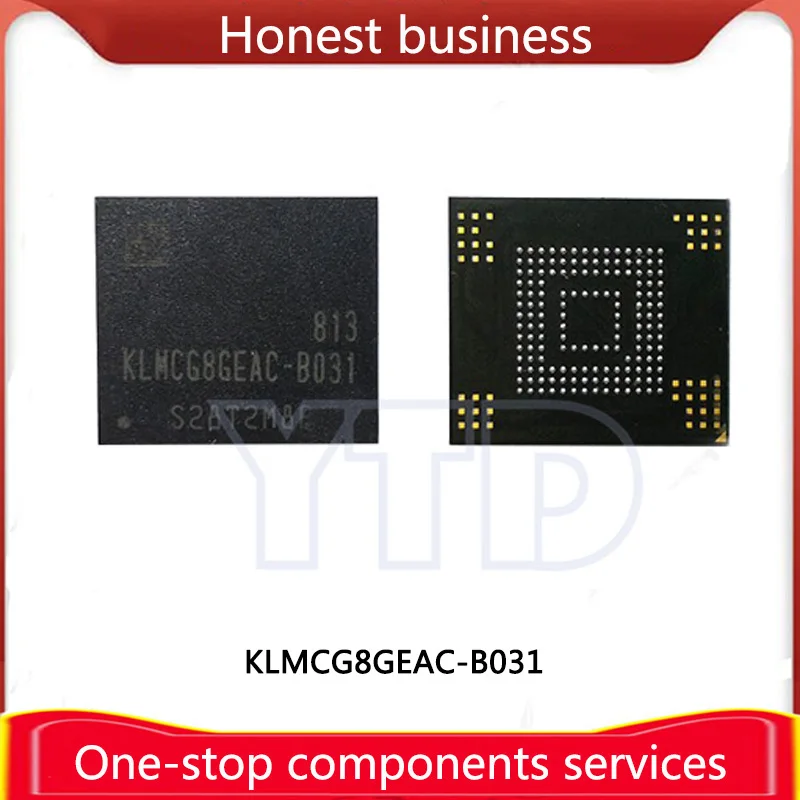 

KLMCG8GEAC-B031 100% рабочий, 100% качественный чип eMMC BGA153 64 ГБ для мобильных телефонов, жестких дисков и компьютерных накопителей KLMCG8GEAC