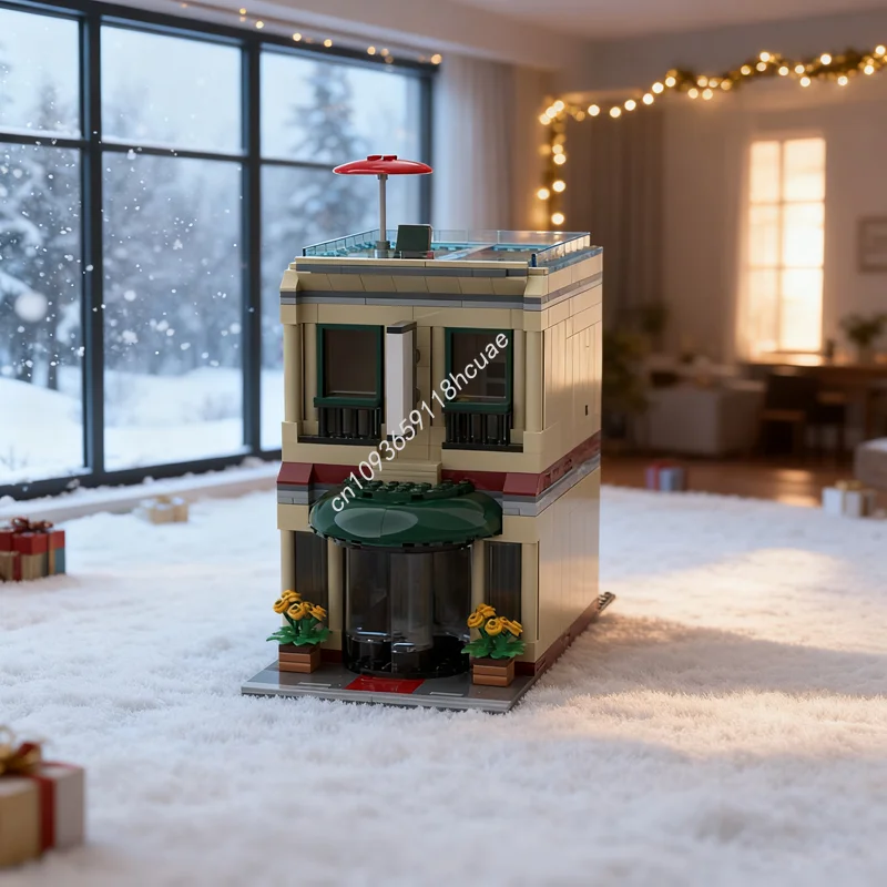 

642pcs MOC Modular Hotel Modulared Model Building Blocks Architecture DIY Toy Idea Education Brick Christmas Gifts Kids Birthday