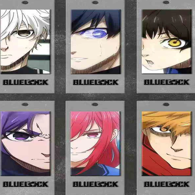 Wholesale Blue Lock Anime Keychain Accessories 40x120mm Official Merch Collection Gift For Fans