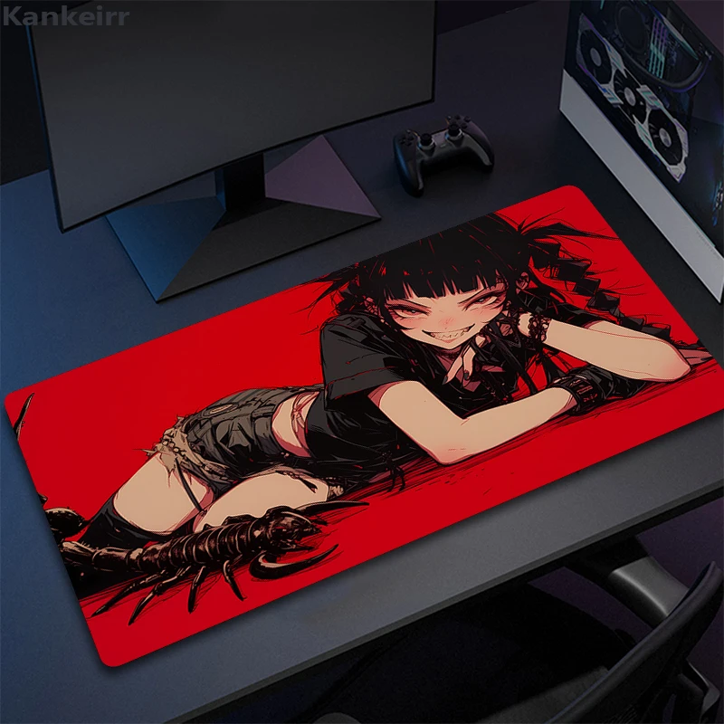 Cute Colorful Mousepad XXL Office Computer Keyboard Desk Mat Big Non-slip Mouse Pad Laptop Cushion Kawaii Girl Bedroom Carpets