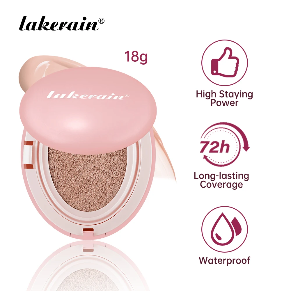 Crema CC semimate, cojín, corrector Natural, blanqueamiento, textura cremosa de larga duración, Base para la cara, cosméticos de maquillaje