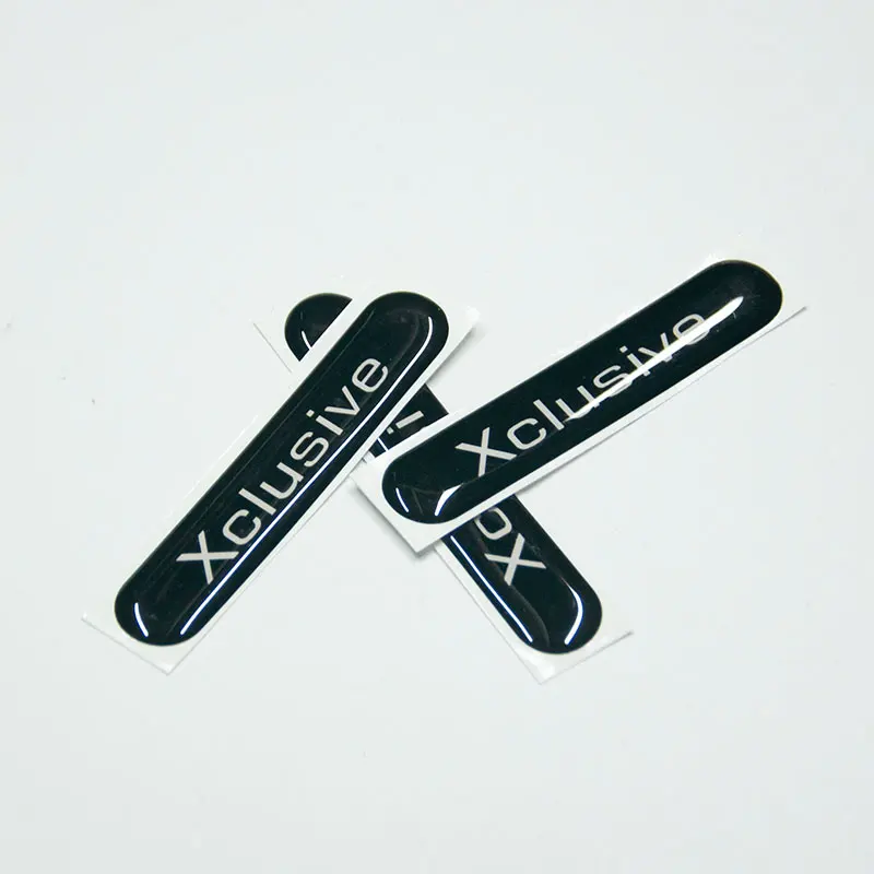 ملصقات سيارة خارجية مقاومة للماء بشعار Xclusive ثلاثية الأبعاد لسيارة Mercedes Smart 451 450 Fortwo ملحقات الديكور