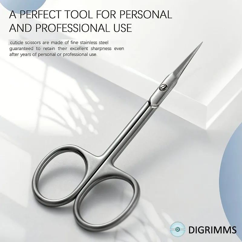 1/2pcs Stainless Steel Russian-Style Front Dead Skin Scissors To Barb Nail Art Sharp Eyebrows And Beauty Tools