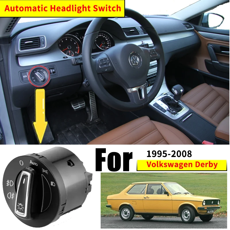 

For Volkswagen VW Derby 1995~2008 Headlight Automatic Switch Car Accessories Auto Light Tuning Modified 1997 2002 2005 2007