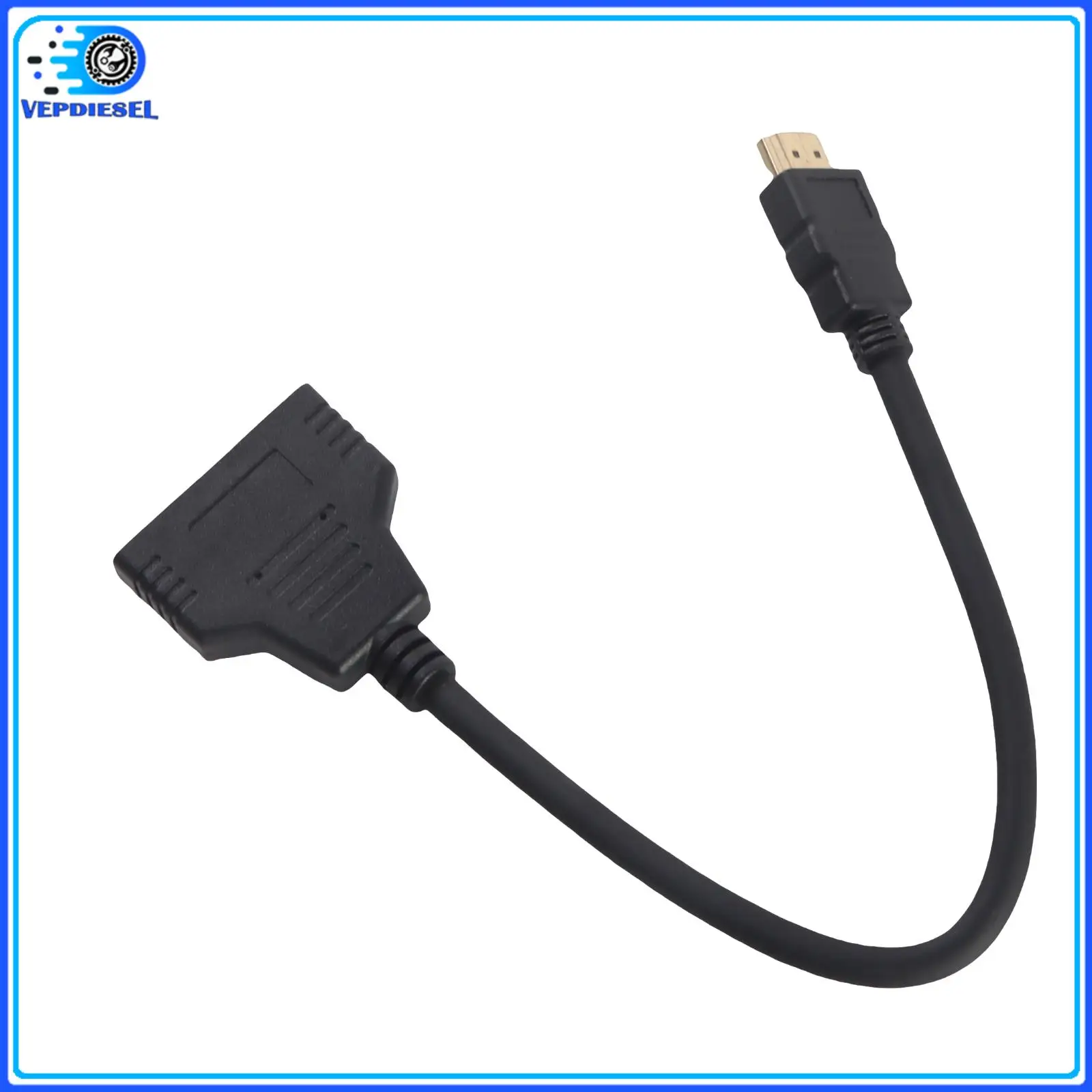 

Автомобильный адаптер, женский, полностью мужской, 1080P, 3D-HD-выход 2, разветвитель HDMI HDTV-кабель в 1