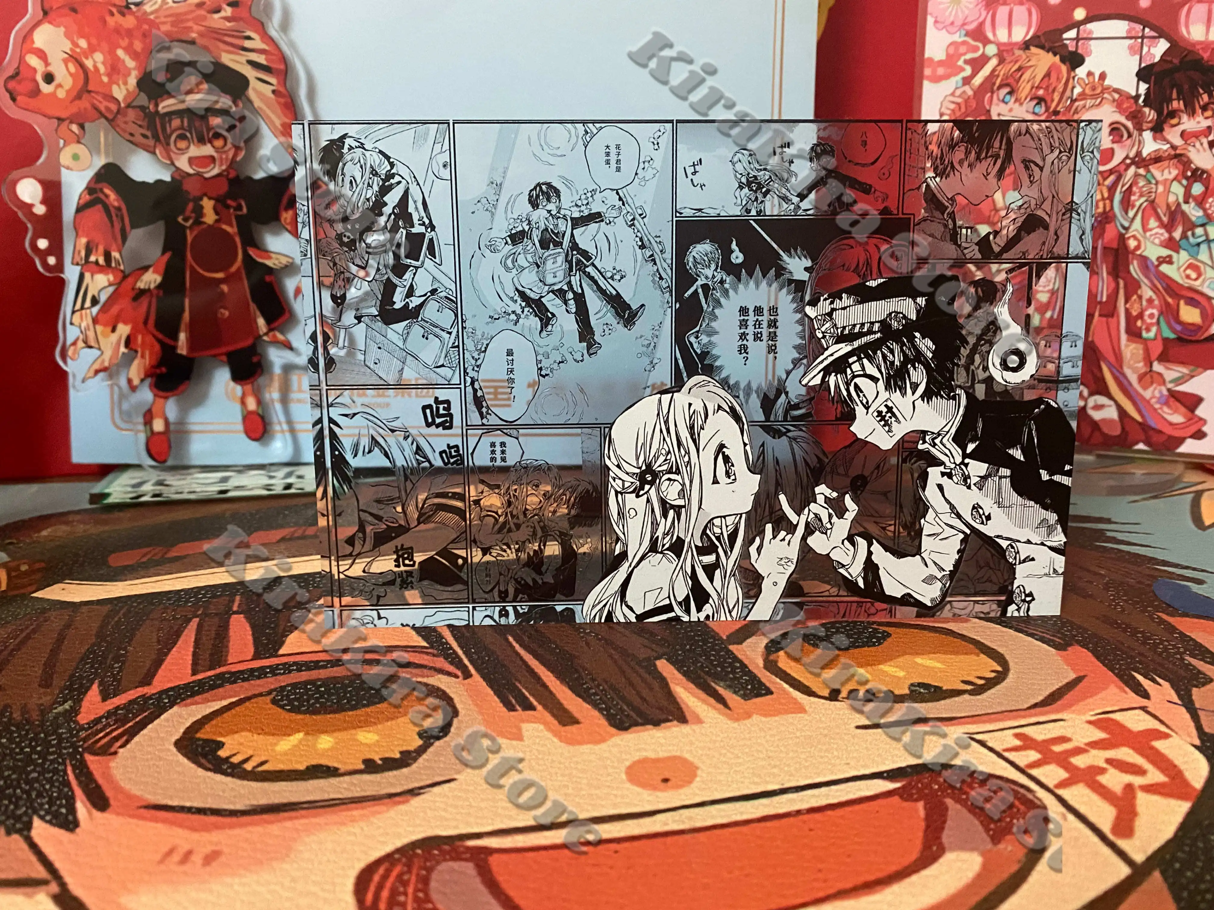 Юги Амане акриловый кирпич в унитазе Ханако-кун аниме прозрачная карта Мицуба стоячая тарелка Яширо Нене косплей украшения подарки