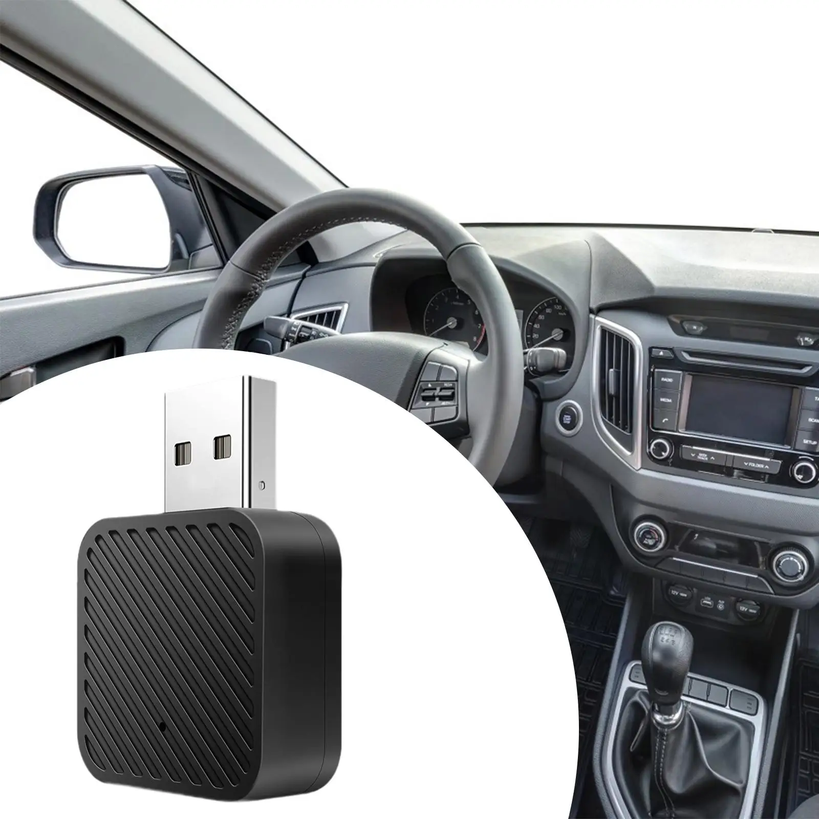 

Mini Auto Wireless Adapter Portable Low Latency 2V Multipurpose Repair Parts