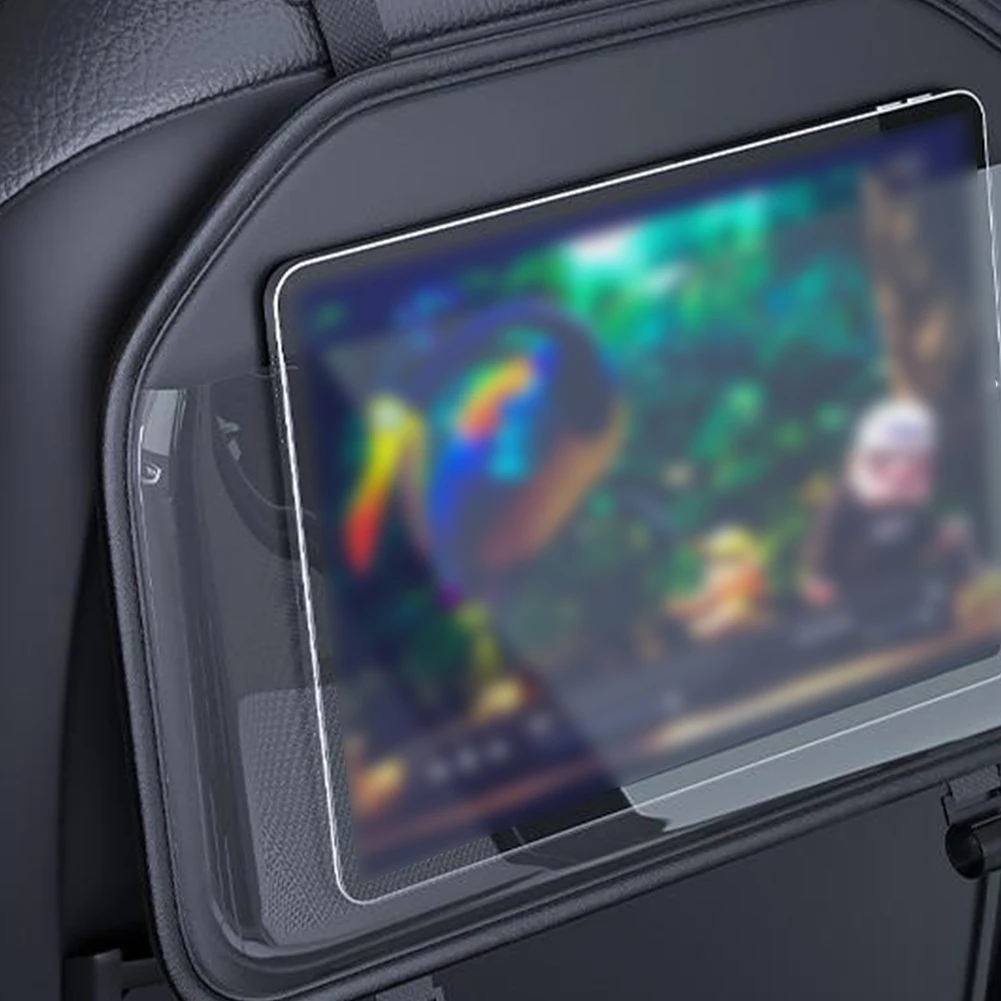 Touch-Supported Car Phone Holder for iPad Multi-Functional In-Car Mount Black ABS Material Most Vehicles Compatible