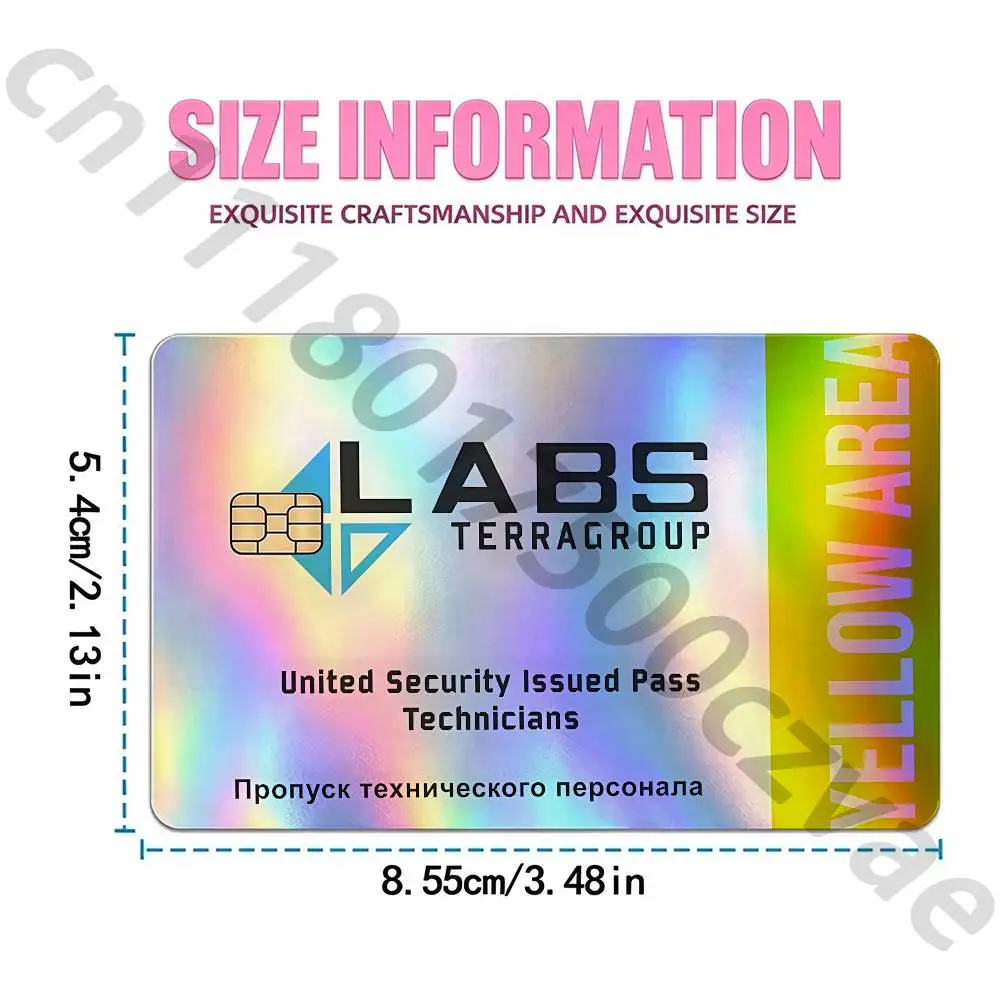 E-Escapes from T-Tarkovs  Sticker Laser Film Shinny Skin For Debit Credit Bank Card