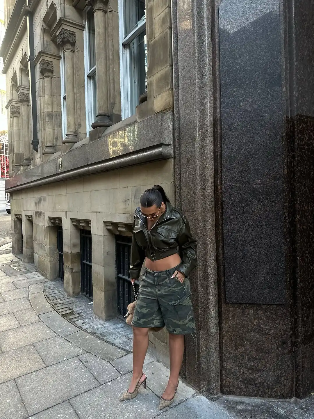 Jaqueta de Couro Cropped Casual com Lapela para Mulheres, Elegante, Manga Longa, com Zíper e Bolso, Jaquetas Curtas 2026, Moda Diária de Rua para Mulheres