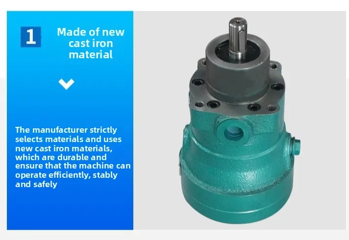 High Pressure Hydraulic Axial Piston Pump MCY14-1B 2.5 10 25 32 40 63 Displacement Hydraulic Oil Pump