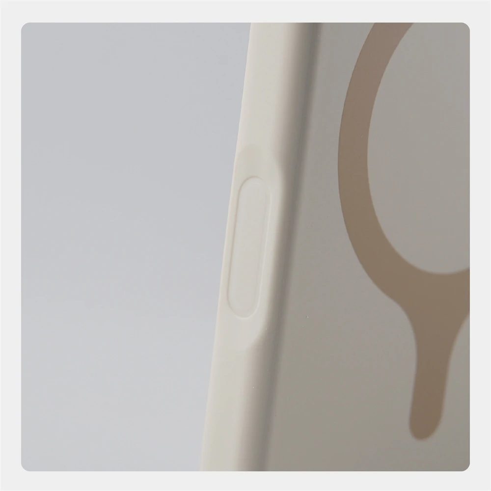 Modische Dopamin-Farben Silikon-Matt-Hülle für iPhone 18 17 16 Pro Max Magnetisches Kabelloses Laden Stoßfeste Hit-Farben-Abdeckung – Detail 10