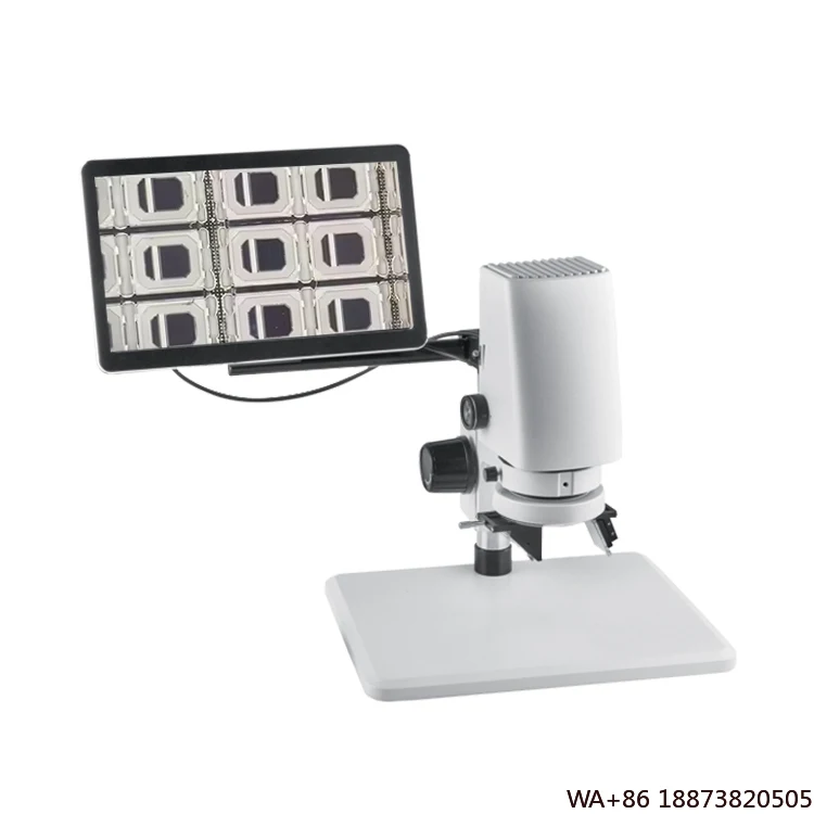 Lcd Screen Customized Microscope Monocular Optics Zoom Stereo Microscope for Semiconductor Repair Mobile Phone with