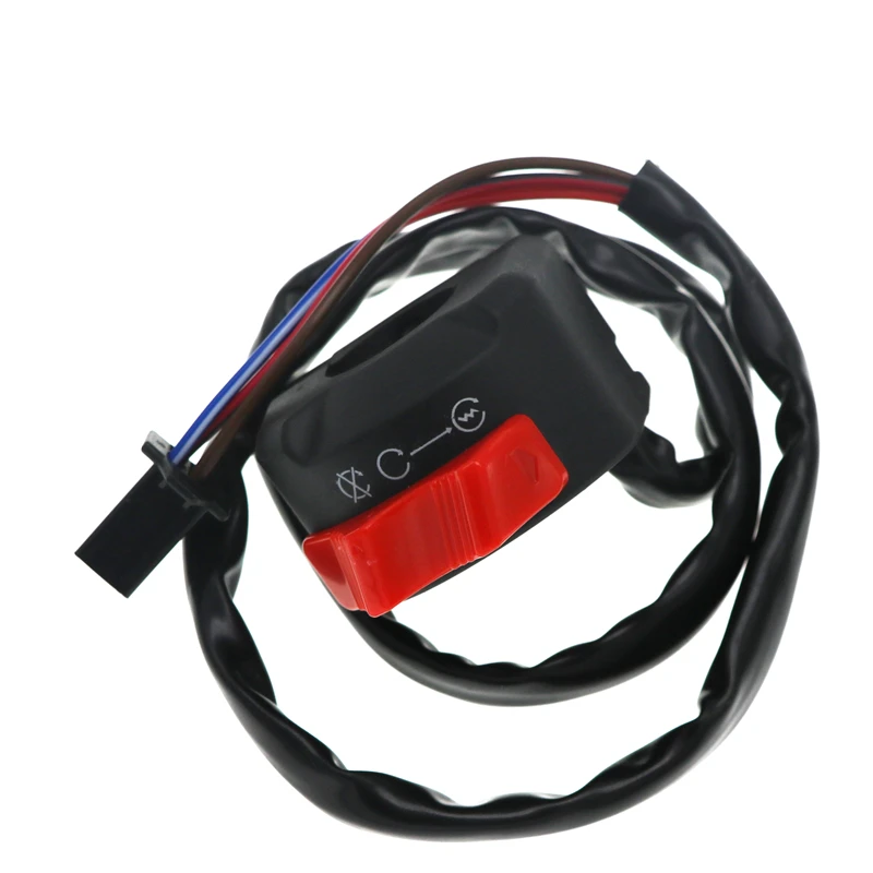 Lmodri Motorbike Stuur Mount Drukknop Start Doden Op Off Koplamp Mistlamp Schakelaar 12V Motorfiets Switches