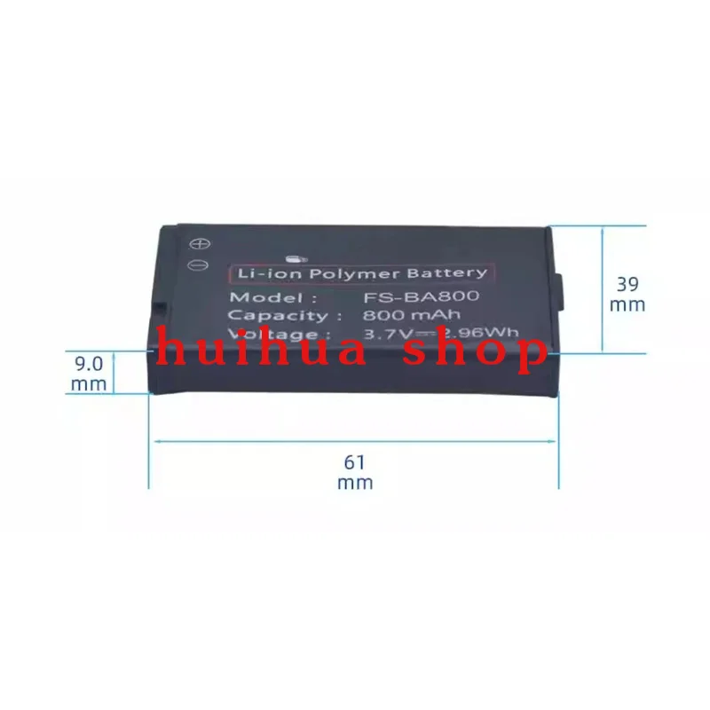بطارية جهاز التحكم عن بعد FS-BA800 FS-B1700 لـ Flysky FS-GT3C FS-i10 FS-iT4 FS-iT4S FS-GT2B FS-GT3B FA605