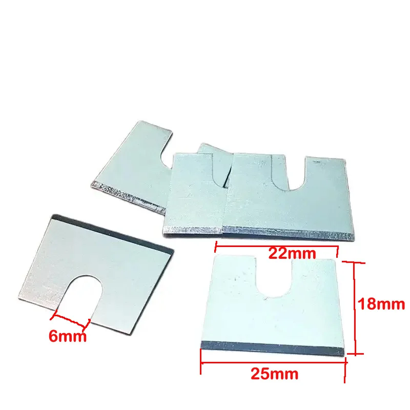 20pcs Blades for Industrial Right Angle Plier Plastic Scissor Angle V mouth Cutting Accessory