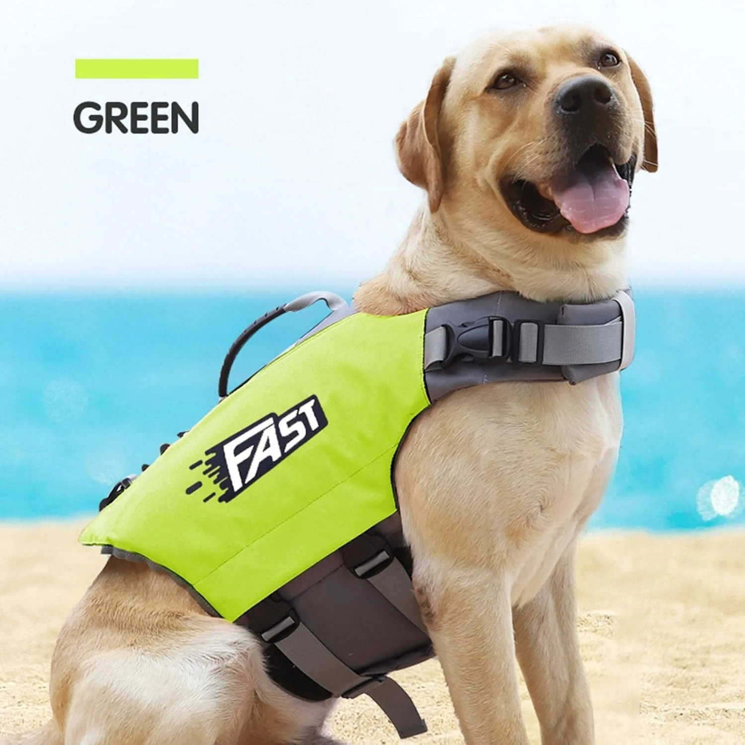 

Summer pet swimming supplies, dog life jackets, dog outdoor safety jackets, outdoor training dog life vests Dog swimming clip