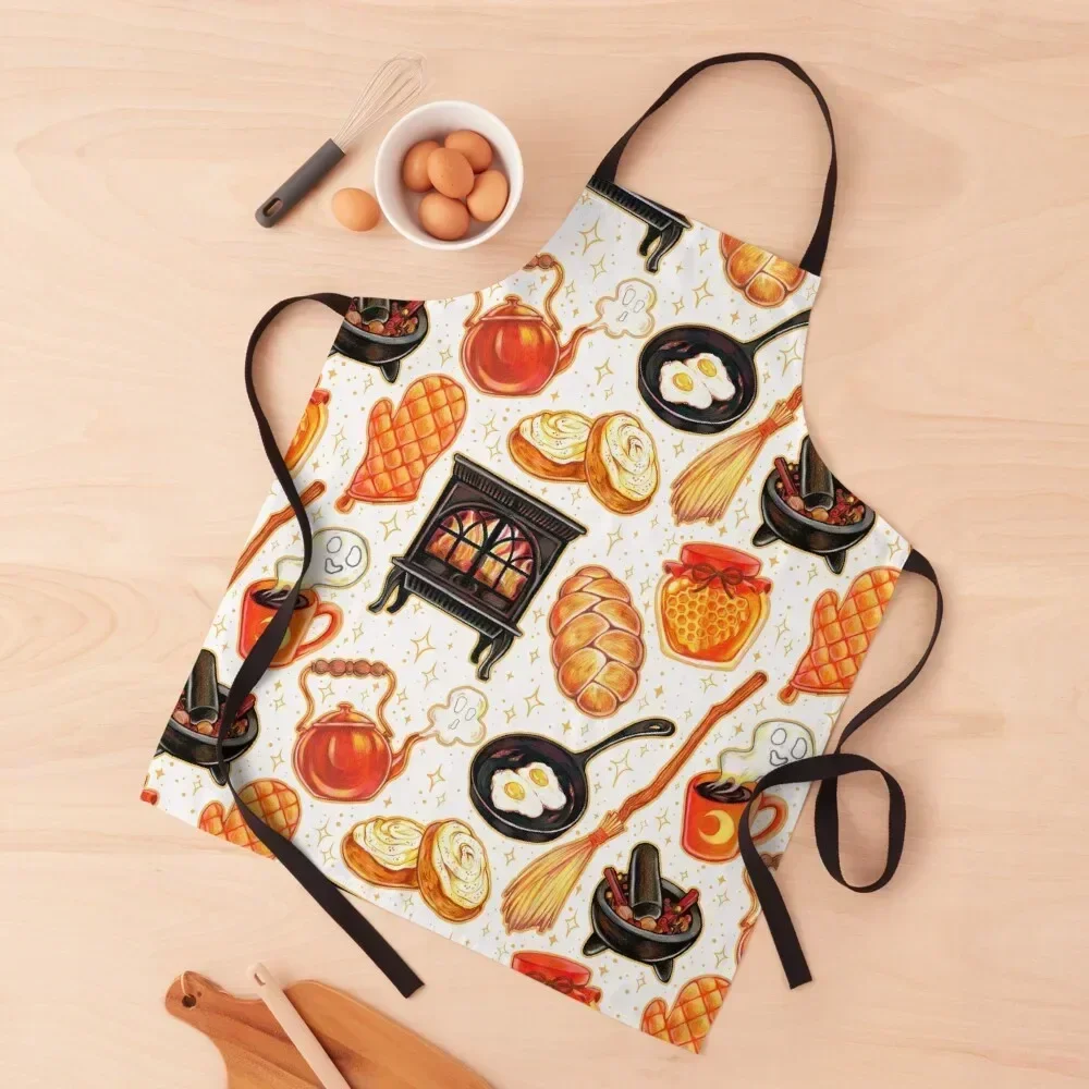 

Kitchen Witch Supplies on White Apron Korean Home Supplies women's work Kitchen Things For Home Apron