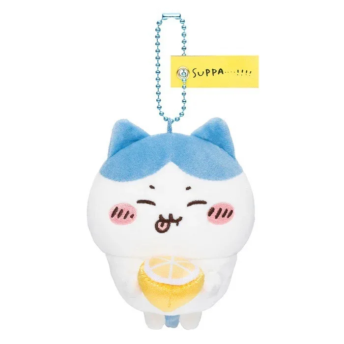 Chiikawa Plush Toy Super Cute New Sour Lemon Series Pendant Cute Cartoon Hachiware Usagi Backpack Pendant Girl Gift