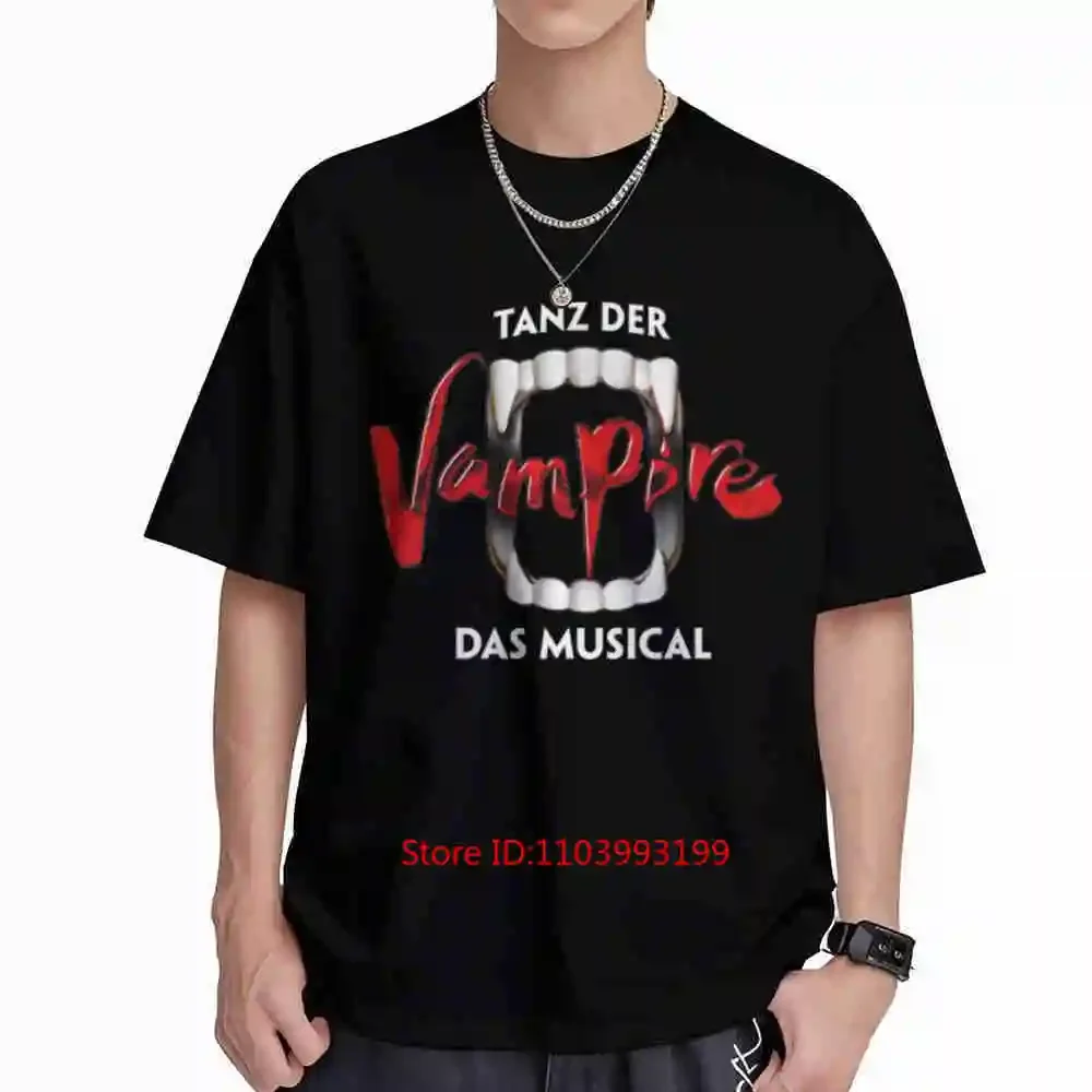 Tanz Der Vampire Gothic Fangs Short Sleeve Tee 100% Cotton T-Shirt