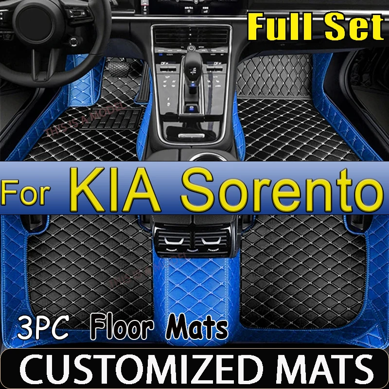 Car floor mats for KIA Sorento（five seat）2006 2007 2008 Customauto foot Pads automobile carpet cover Waterproof Carpets