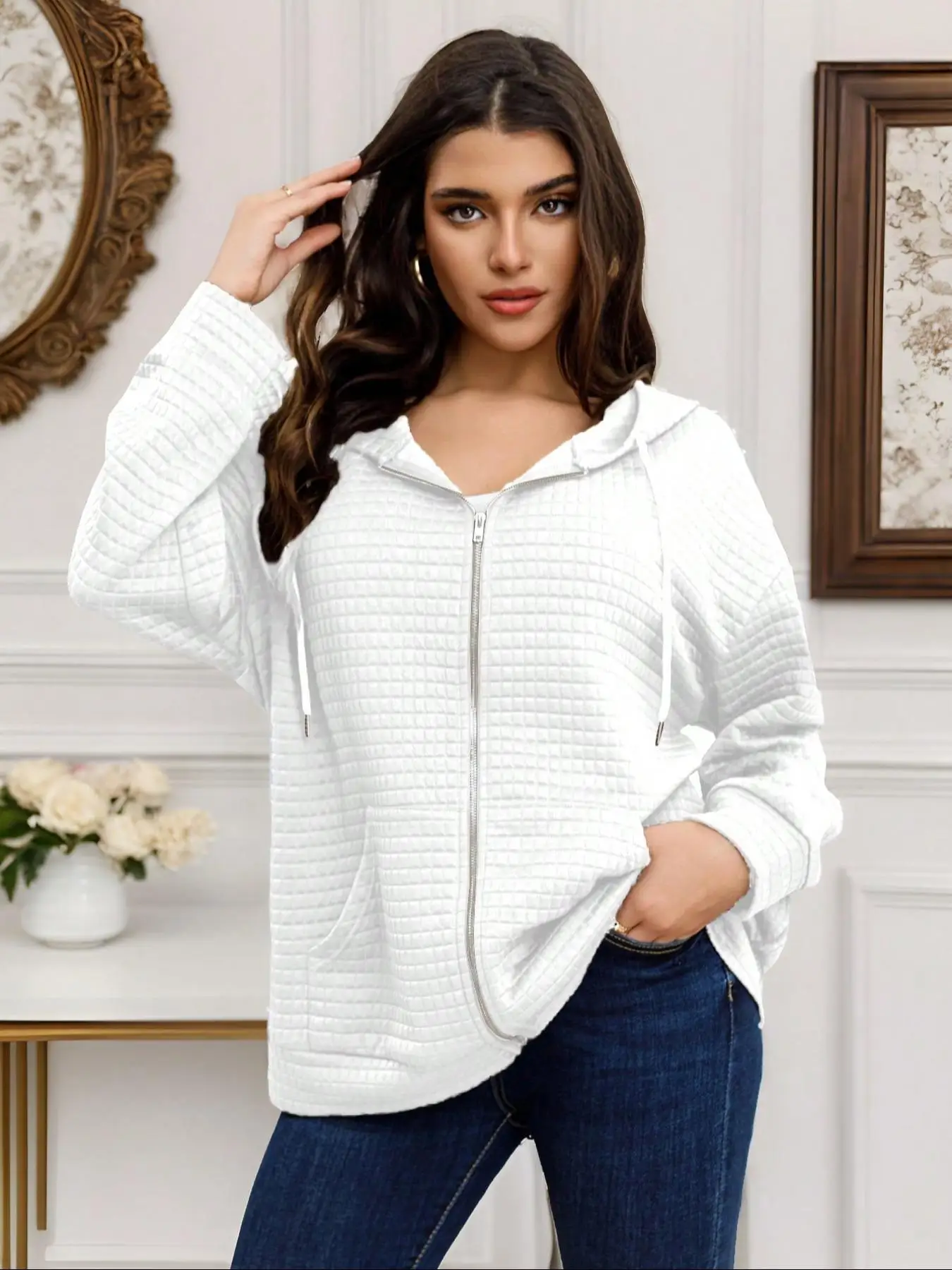 Women's Fashion Casual Hoodie, Stylish Hooded Sweatshirt for Comfort and Relaxation, Perfect for Everyday Wear