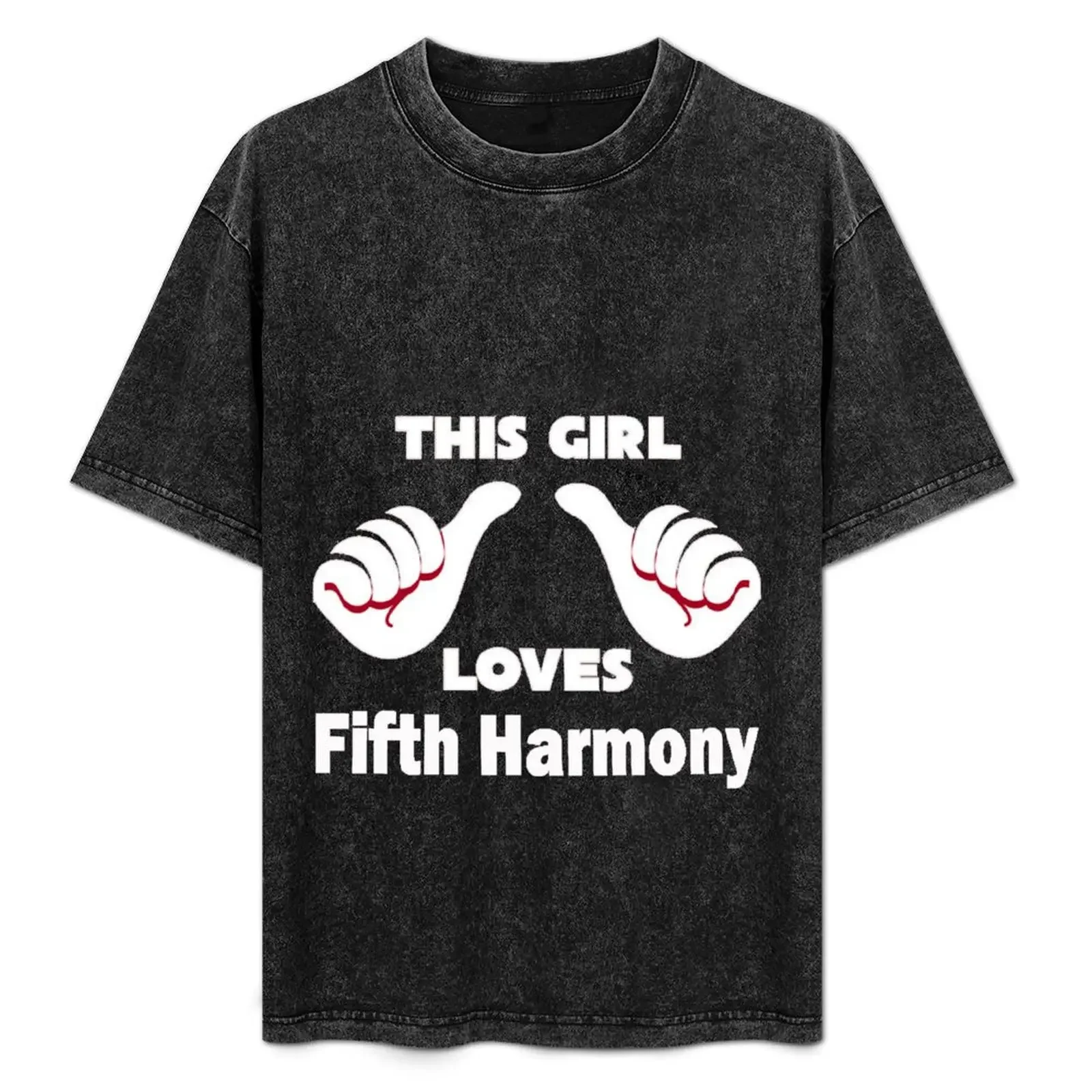 

This girl loves Fifth Harmony T-Shirt tops for a boy graphics plus sizes men t shirts high quality