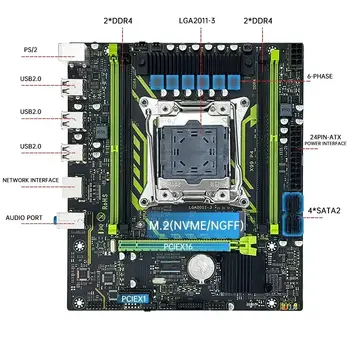 Základní deska SOYO X99 s procesorem LGA2011-3 Xeon E5 2630 V4 DDR4 16GB (1*16GB) 2133MHz RAM NVME M.2 SATA Počítačové příslušenství 10 nejlepší prodej Kombinace základní desky CPU - №6