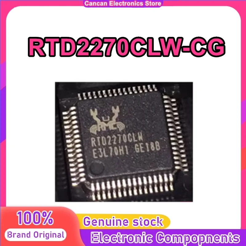 

RTD2270CLW-CG RTD2270CLW QFP64 LCD driver chip IC chipset New in stock