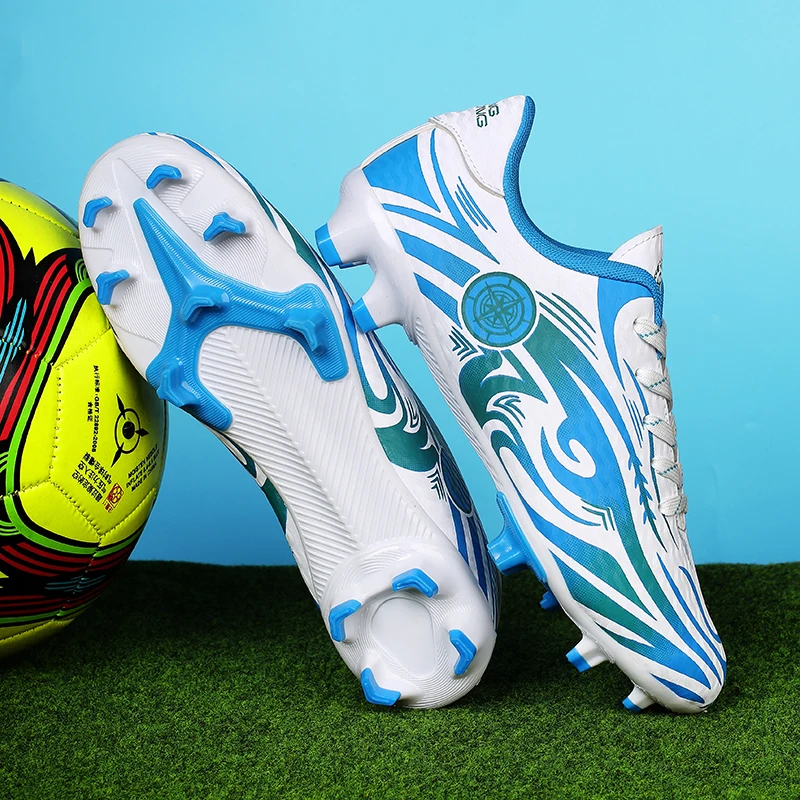 

Новые мужские футбольные бутсы унисекс, дышащие спортивные бутсы, футбольные бутсы, профессиональные уличные сверхлегкие нескользящие