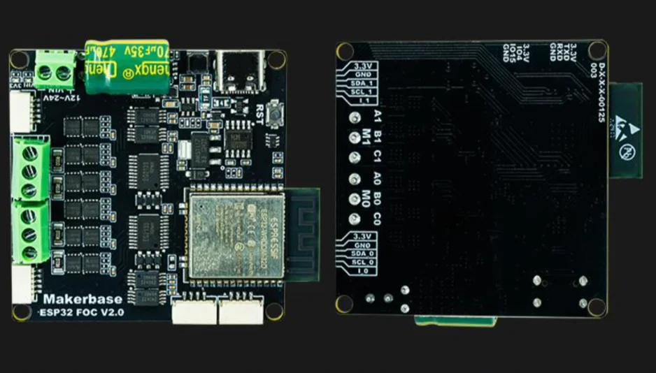 

ESP32FOC Бесщеточный контроллер FOC с открытым исходным кодом и двойной токовой петлей для ESP32