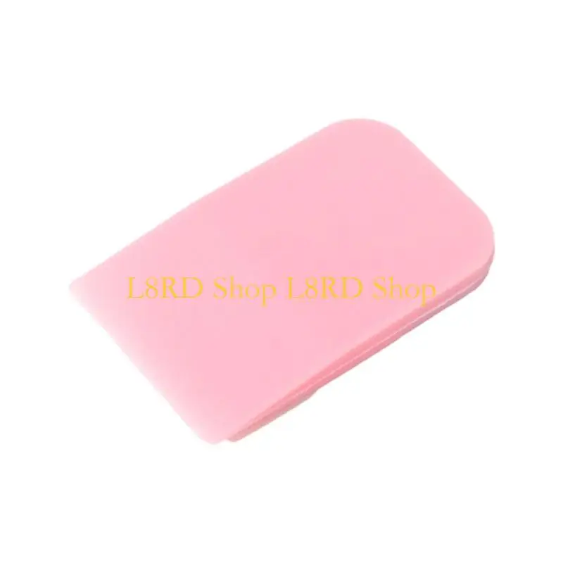 L8RD Silicone Flat Cosmetic Brush For Precise Application Easy Maintenance Nonabsorbent Skin Friendly Makeup Tool