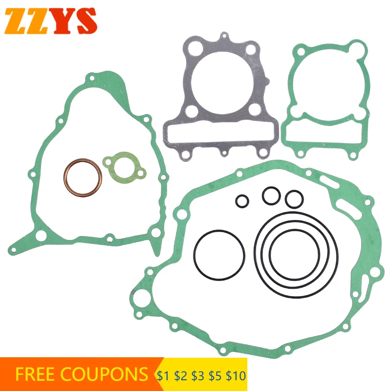 

225CC Motorcycle Engine Complete Full Cylinder Head Overhaul Gasket Mat Pad Kit for YAMAHA TW225E 2002-2007 2006 05 TW225 TW 225