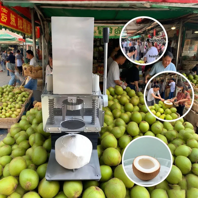

Electric Coconut Hole Digger Coconuts Open Machine for Green Young Coconut King