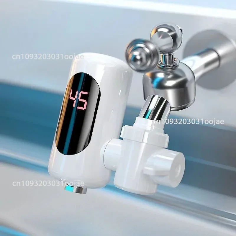 

Electric Kitchen Water Heater Tap Instant Hot Water Faucet Heater Cold Heating Faucet Tankless Instantaneous Water Heater Home