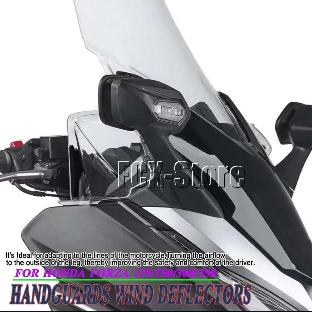 NEW Handguards Wind Deflectors Motorcycle Parts Windshield Front Panels For Honda Forza 125 250 Forza125 Forza250 2019 2020 2021