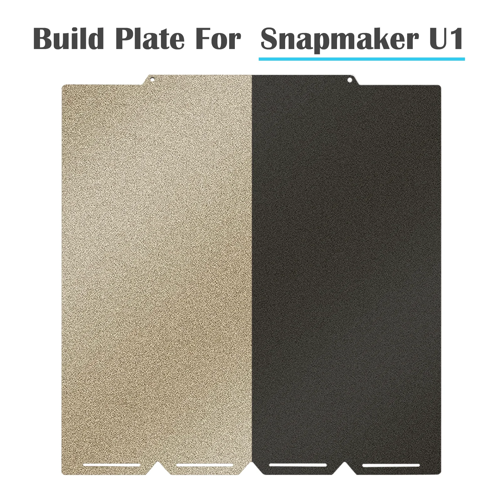 

3D Printer Steel Plate For Snapmaker U1 Build Plate Two-sided PEI Textured For SnapmakerU1 3D Printing Accessories