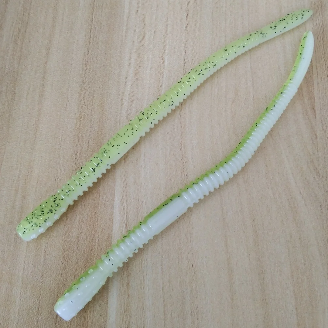 20 قطعة 13 سنتيمتر/3.6 جرام 10 سنتيمتر/1.8 جرام لينة الذيل الصيد إغراء الموضوع مزيج اللون سيليكون لينة إغراء مريب رائحة الاصطناعي الصيد السحر