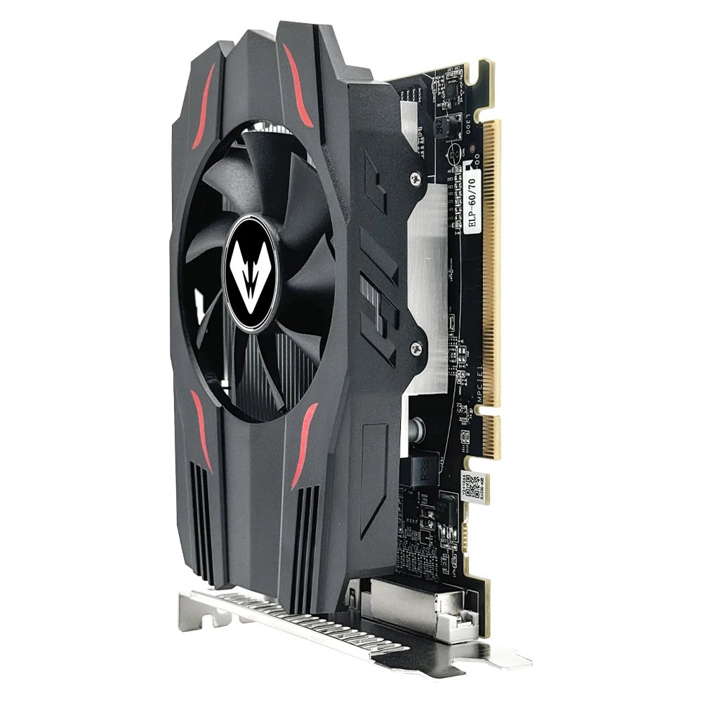 So-o – carte graphique AMD Radeon RX 550, 4G, GDDR5, 14nm, pour ordinateur de jeu, vidéo, compatible HDMI, DP, DVI, 128Bit, nouveauté