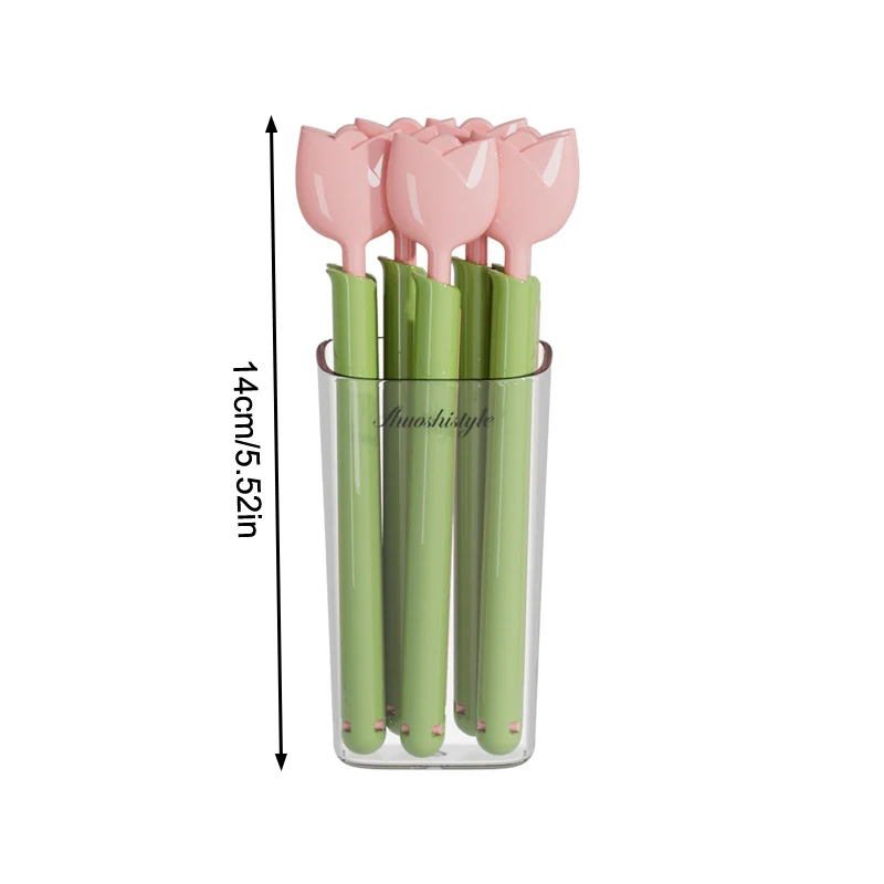 5Pcs Tulip Seal Clips Kitchen Food Snack Sealing Bag Clips With Magnetic Storage Box Reusable Bag Sealer Home Storage Tools