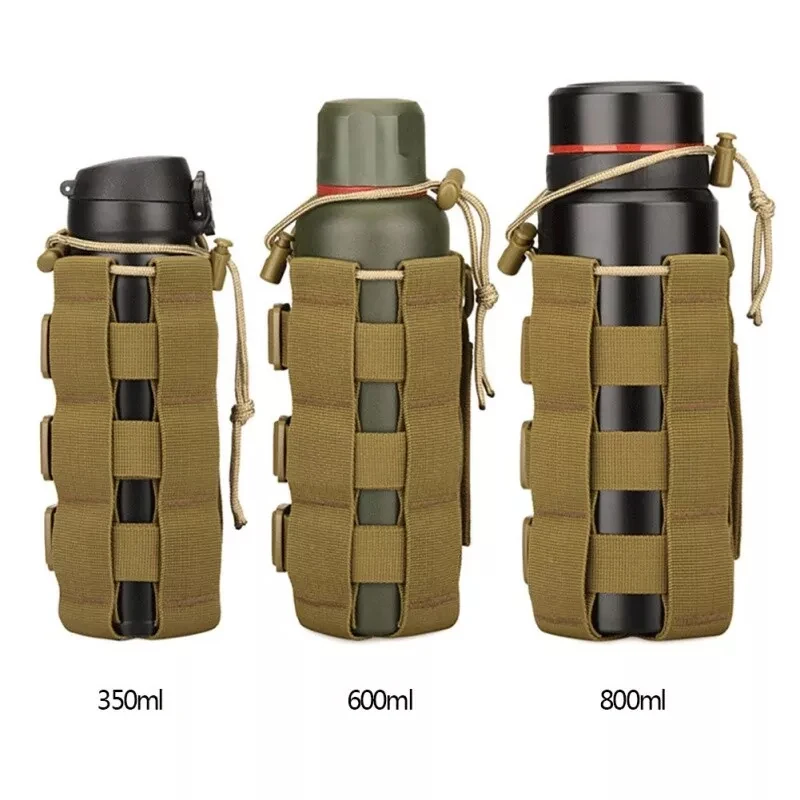 

Tactical Water Bottle Holder Kettle Bag Outdoor Camping Mountaineering Fishing Kettle Storage Bag Adjustable