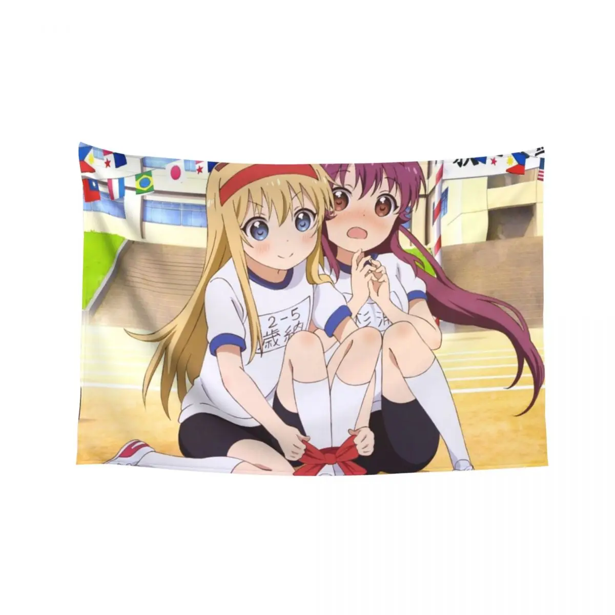 

Yuru Yuri - Toshinou Kyouko & Sugiura Ayano Tapestry Wall Deco Tapete For The Wall Wall Decoration Items Tapestry