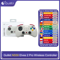 GuliKit NS59 Elves 2 Pro Wireless Gaming Controller with Hall Joystick for Nintendo Switch / Android /PC / IOS /Windows Gamepad