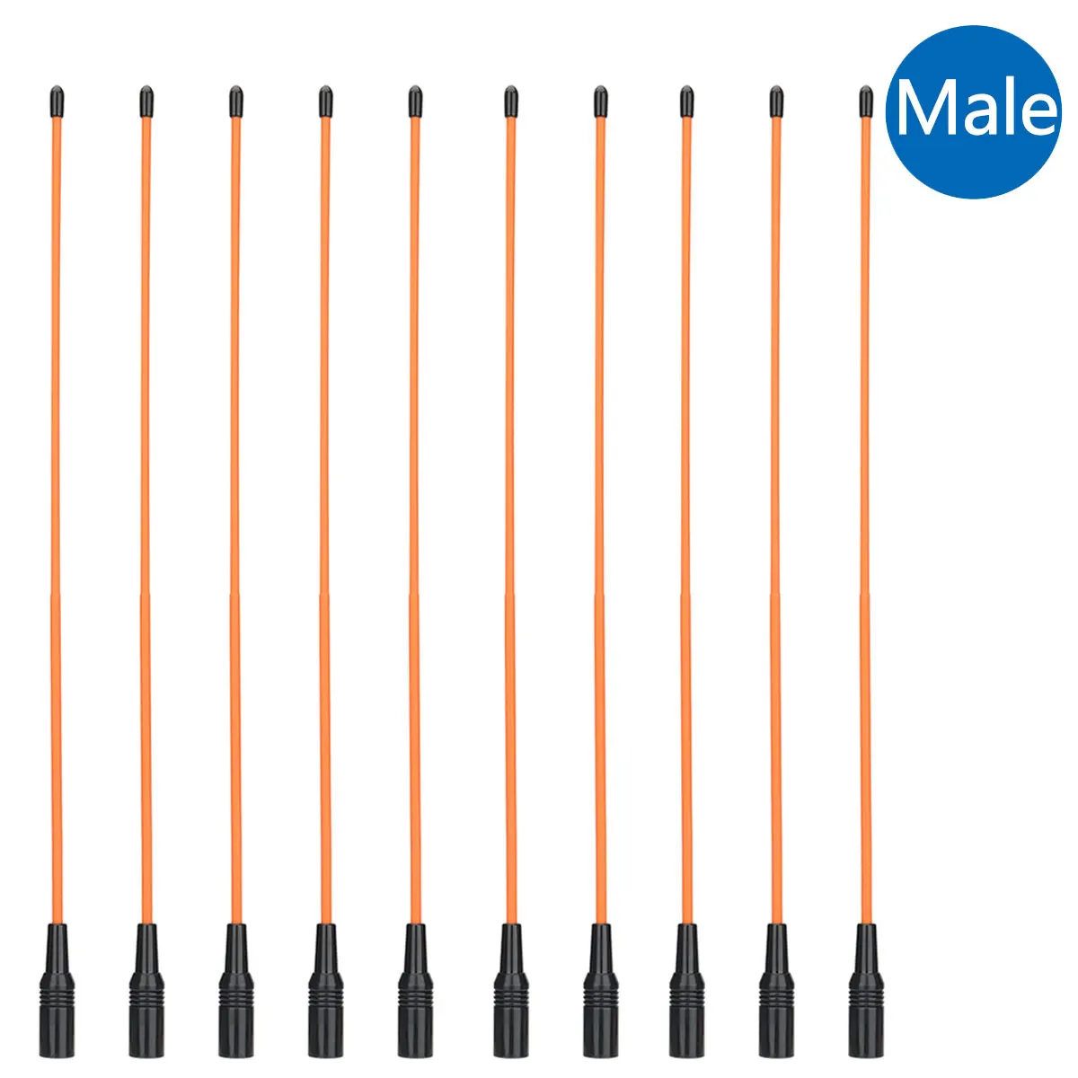 5/10 Pcs AR-771C Male 144/430MHz High Gain Flexible Antenna for TYT TH-UV800D/E MD-380 Wouxun KG-UV8D/9D Plus Walkie Talkie