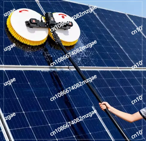 Photovoltaic panel cleaning, billboard cleaning, electric disc cleaning, nylon brush