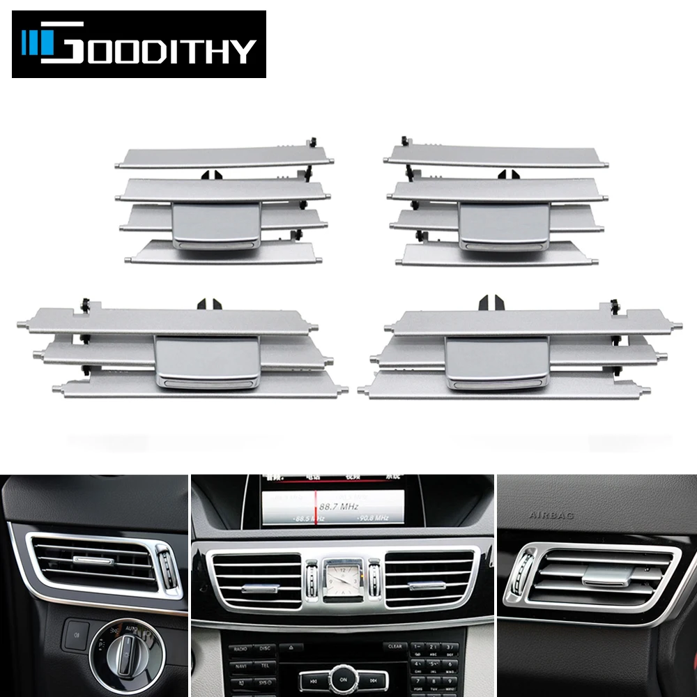 

Air Conditioner Blades Left Right Middle AC Vent Slider Repair Kit For Mercedes Benz E Class W212 Sedan E260 E350 E63 2013-2015