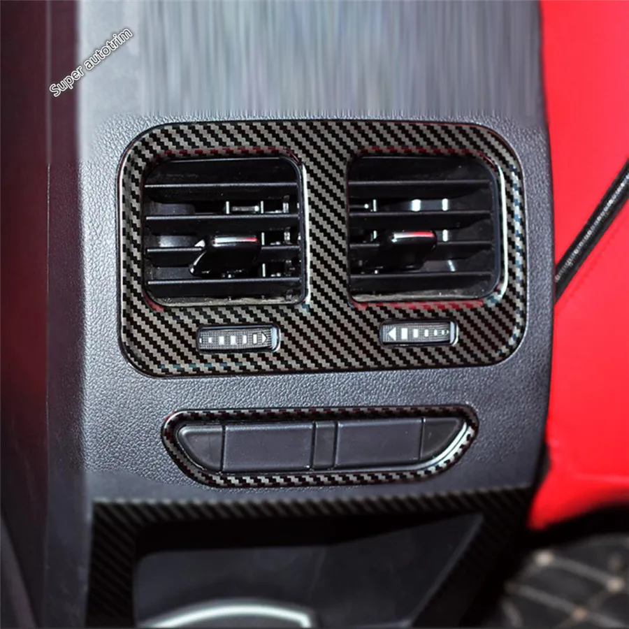 

Air AC Central Control Strip Head Reading Light Switch Cover Trim For Haval F7 F7X 2018 - 2022 Carbon Fiber Interior Accessories