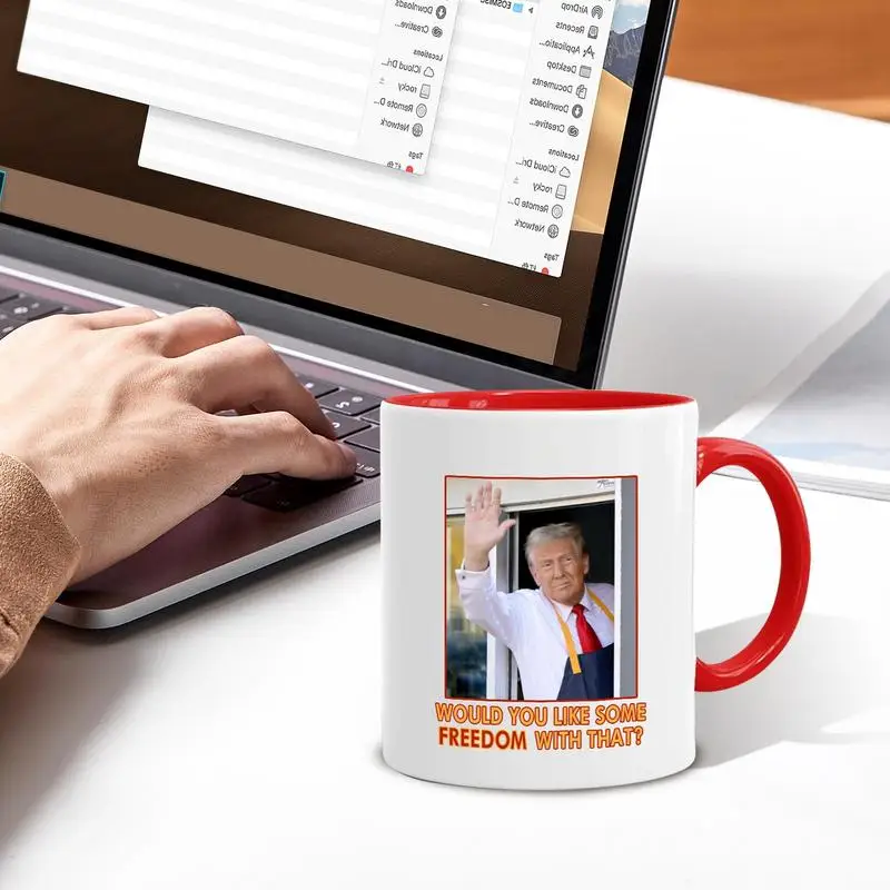 Trump Ceramic Coffee Mug 350ml Creative Water Cup America Great Again Coffee Mugs Home Decoration New Year Gift