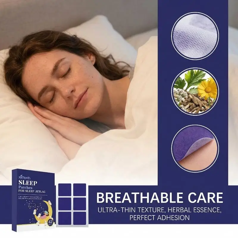 Sleep Aid Patch Better Sleep Quality Improve Difficulty Falling Asleep Relieve Stress Anxiety Relax Insomnia Treatment Patch